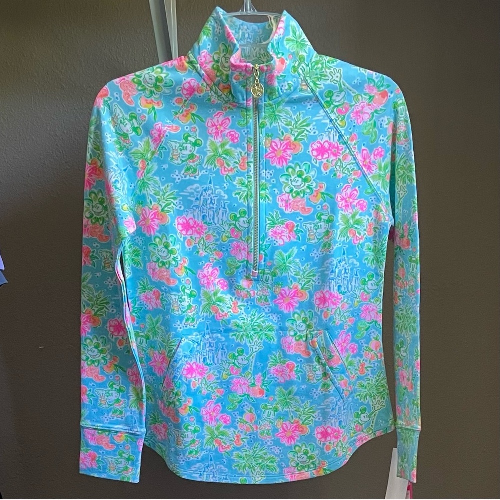 NWT Lilly Pulitzer X Disney Skipper Pullover Size XXS Minnie Mickey Mouse